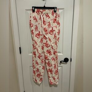 Old Navy Red and White Pajama Pants